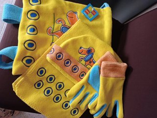 Lote accesorios invierno niño amarillo