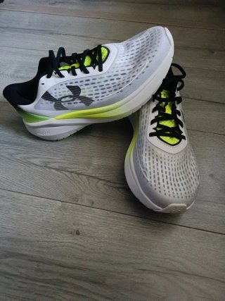 Under Armour Zapatillas Running HOVR Verde Blanco