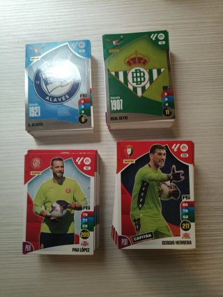 Lote 266 cromos Adrenalyn 24-25