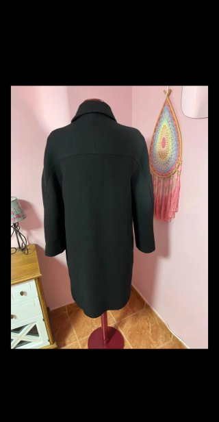 Cappotto nero da donna