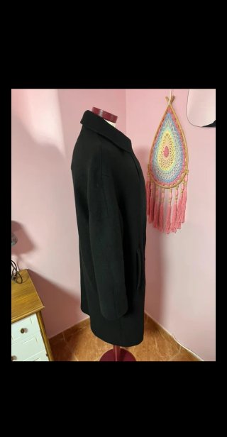 Cappotto nero da donna