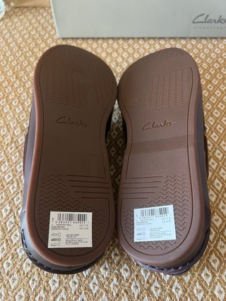 Mocasines Clarks Signature Piel Marrón Burgundy 46