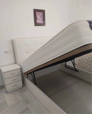 Base Cama Canapé Abatible Blanca