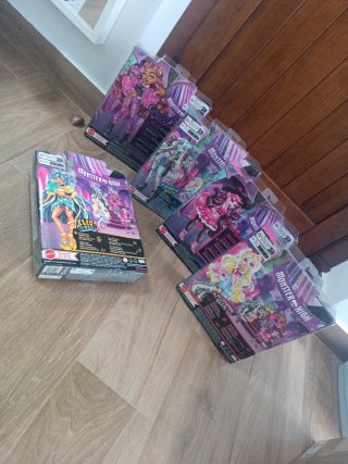 Lote 5 Cajas Monster High G3 Wave 2