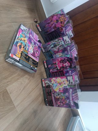 Lote 5 Cajas Monster High G3 Wave 2