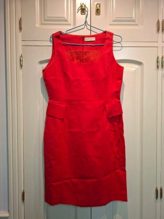 Vestido Purificación García Rojo Talla 44