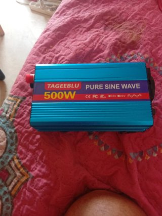 Inversor Pure Sine Wave 500W 12V/24V