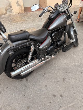 Daystar 125fi Cruiser Moto Negra/Gris