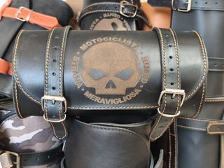 Borsello borsa moto Harley teschio Moto 25x12 aran