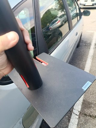 Pie de ordenador Lenovo negro/gris