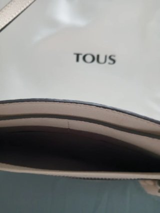 Bolso Tarjetero Colgante Tous Pop Beige