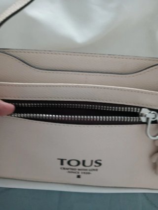 Bolso Tarjetero Colgante Tous Pop Beige