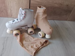 Patines niña T.32 Decathlon + Accesorios