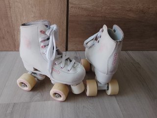 Patines niña T.32 Decathlon + Accesorios