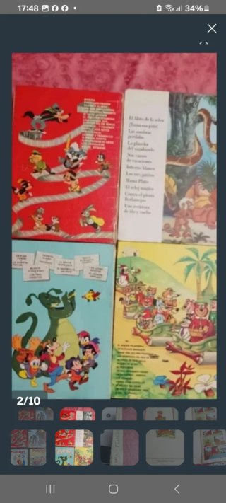 4 tomos cuentos Disney siglo 20