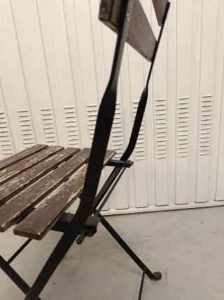 Silla Plegable Terraza Ikea Madera Metal