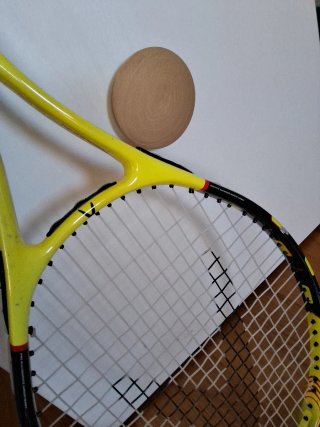 Raqueta de tenis amarilla TLC 8002