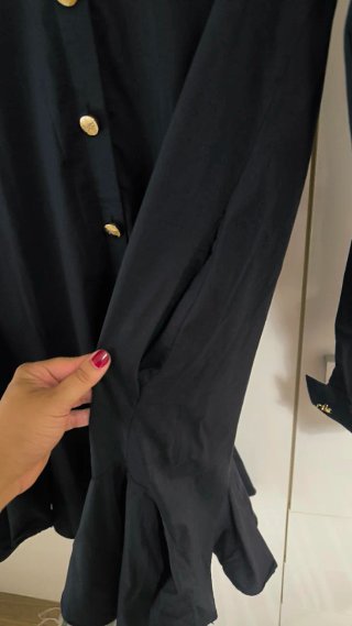 Vestido camisero Paparazzi volantes