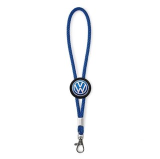 Porta-chaves VW Azul com Logótipo