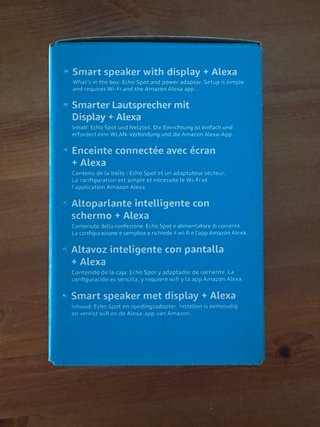 Amazon Echo Spot Bianco