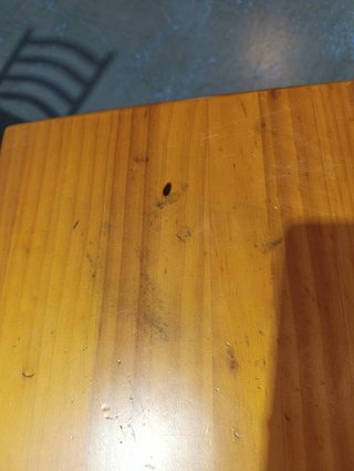 MESITA DE PINO AUXILIAR 3 CAJONES