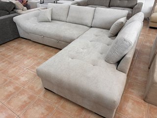 Sofá Cama Chaiselongue Grande Beige 295cm