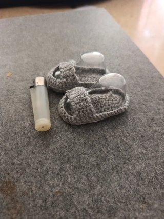 Patucos de crochet hechos a mano
