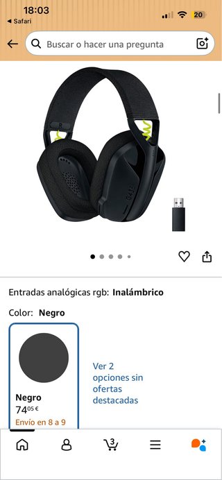 Logitech G435 Auriculares Gaming Inalámbricos
