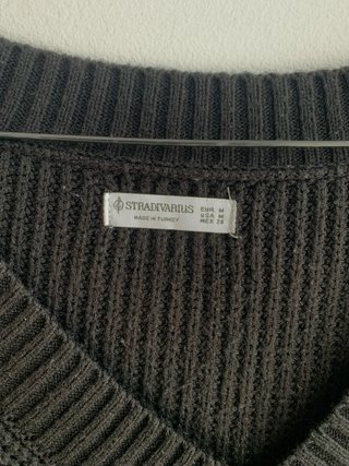 Jersey Stradivarius Negro Talla M