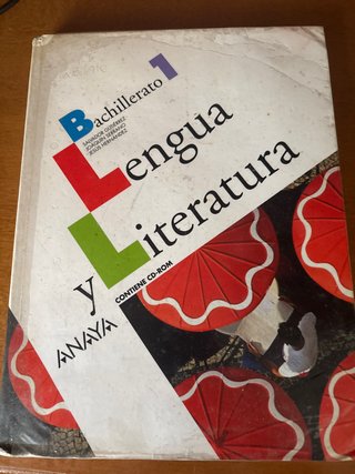 Libro Lengua y Literatura Bachillerato