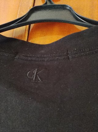 Camiseta Calvin Klein Jeans Negra Hombre
