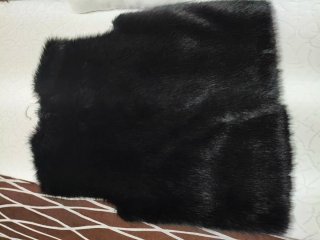 Chaleco pelo Zara Negro