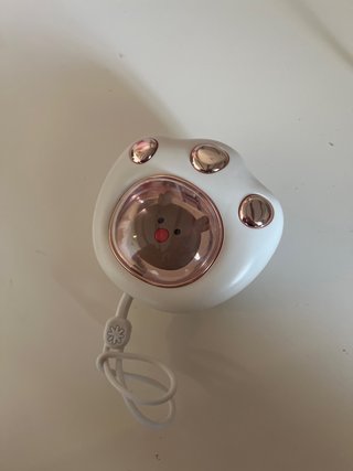 Calentador de manos con diseño de patita de gato
