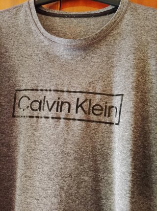 Camiseta Calvin Klein Gris