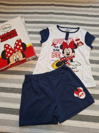 Pigiama corto bambina Disney Minnie tg 7