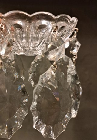 Bobeche cristal lámpara