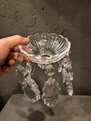 Bobeche cristal lámpara