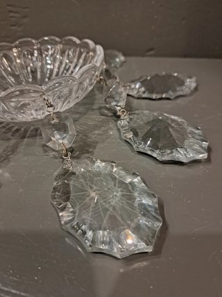 Bobeche cristal lámpara