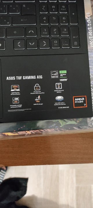 Notebook Asus TUF A16 Gaming Nero/Grigio