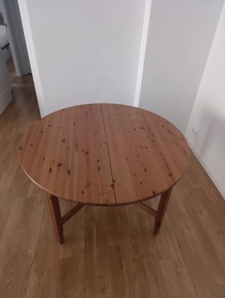 Mesa comedor extensible madera 120-170