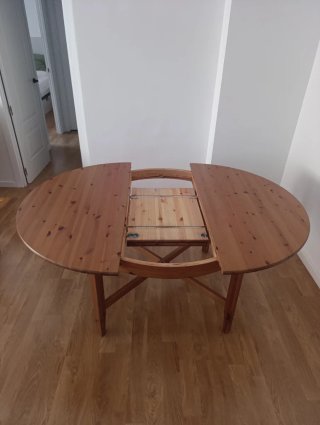 Mesa comedor extensible madera 120-170