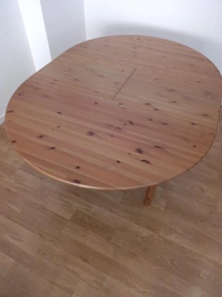Mesa comedor extensible madera 120-170