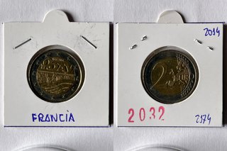 Francia 2 Euros 2014 KM 2174