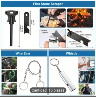 Kit Supervivencia 15 en 1