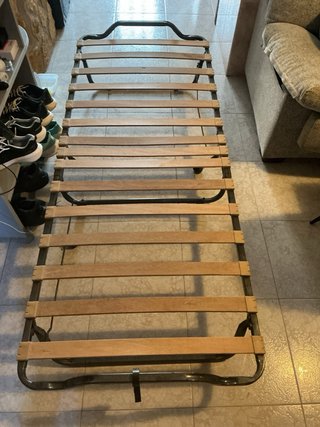 Cama Plegable HILIVARNO 80x190 con Colchón