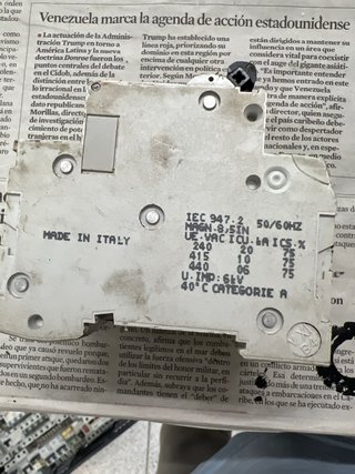 Magnetotermico Merlin Gerin C60N 40A