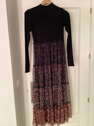 Vestido Desigual manga larga estampado