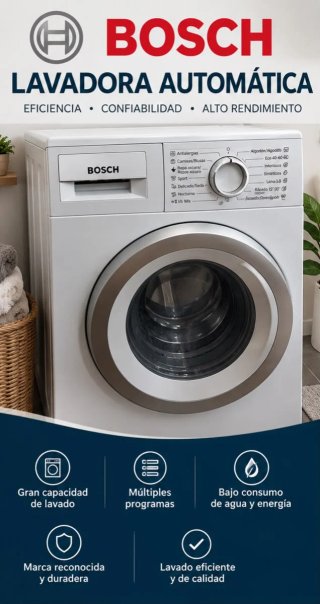 Lavadora Automática Bosch