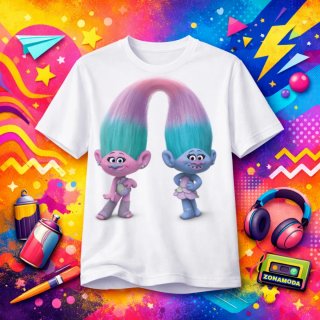 Camiseta Trolls Gemeliers