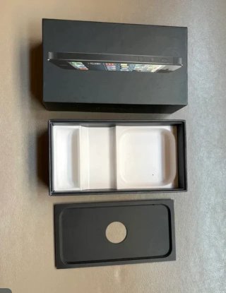 SCATOLA VUOTA IPHONE 5 NERO ORIGINALE